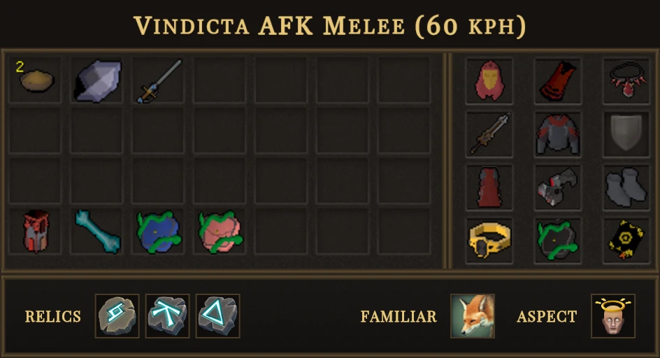 Vindicta AFK Melee (60 kph)