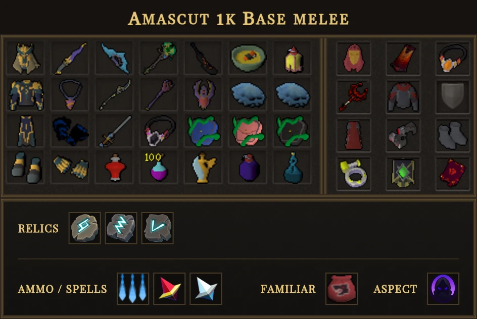 Amascut 1k Base melee