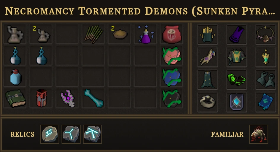 Necromancy Tormented Demons (Sunken Pyramid)