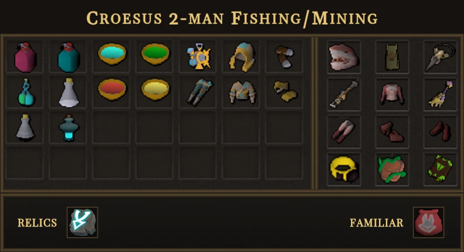 Croesus 2-man Fishing/Mining