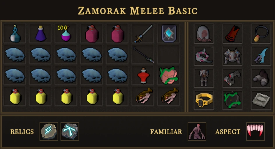Zamorak Melee Basic