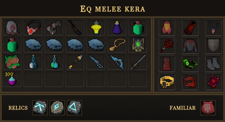 Eq melee kera