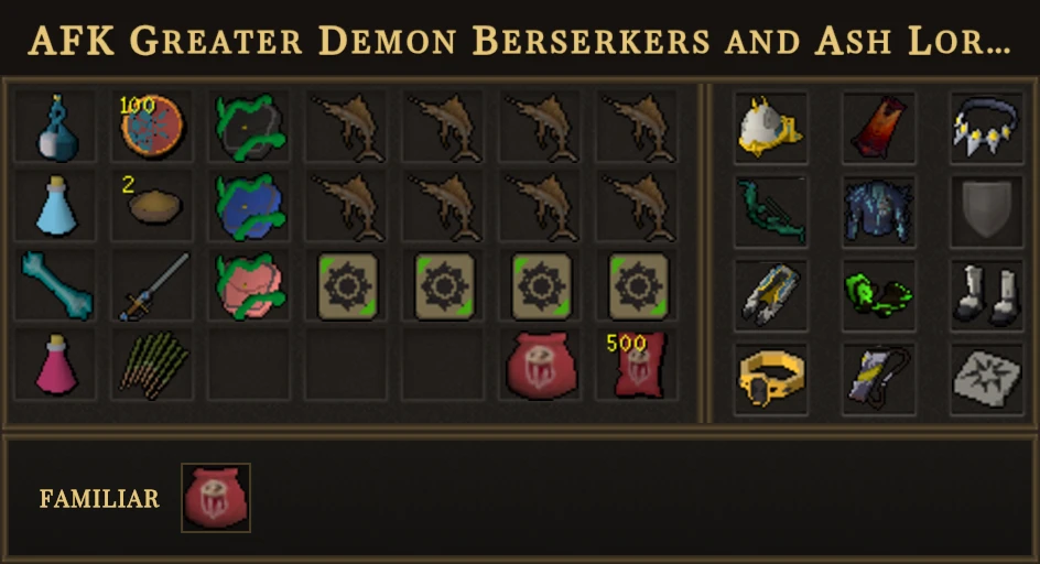 AFK Greater Demon Berserkers and Ash Lords (Ranged)