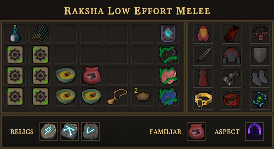Raksha Low Effort Melee