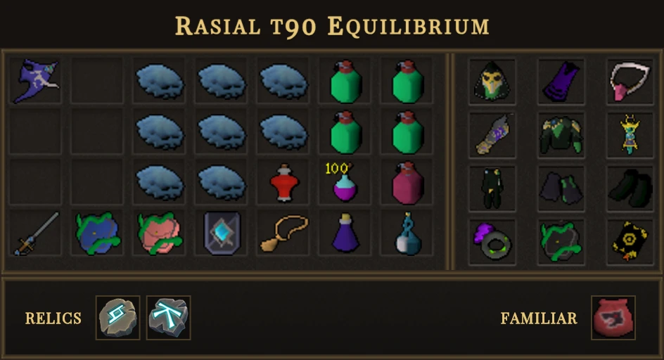 Rasial t90 Equilibrium