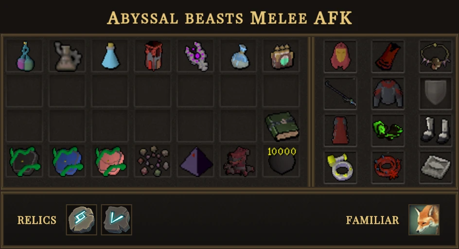 Abyssal beasts Melee AFK