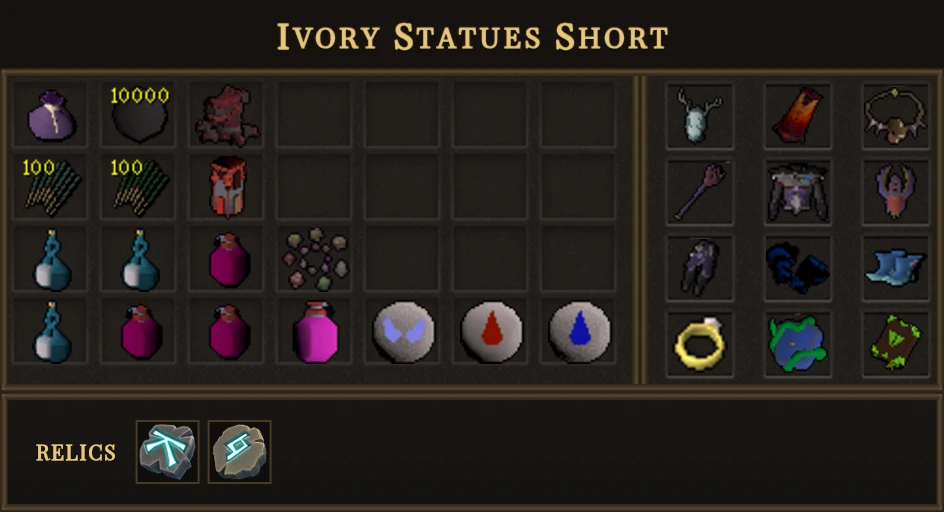 Ivory Statues Short