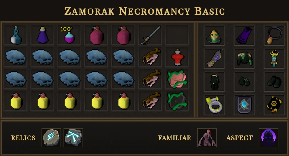 Zamorak Necromancy Basic