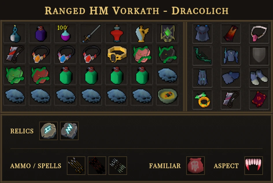 Ranged HM Vorkath - Dracolich