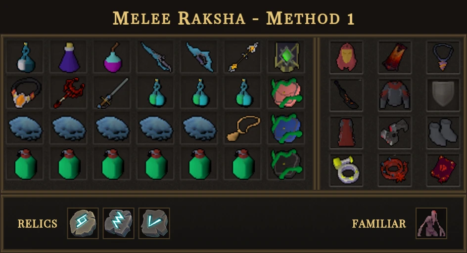 Melee Raksha - Method 1