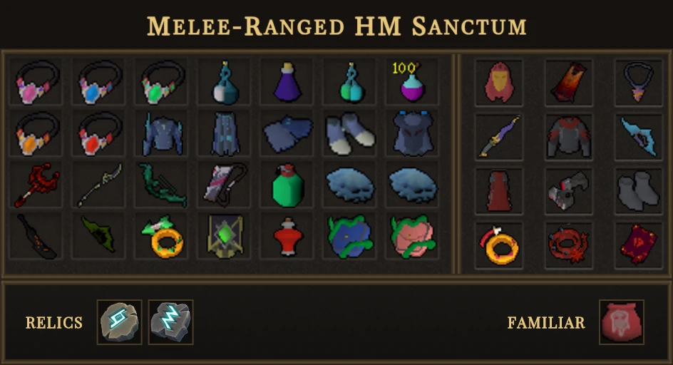 Melee-Ranged HM Sanctum
