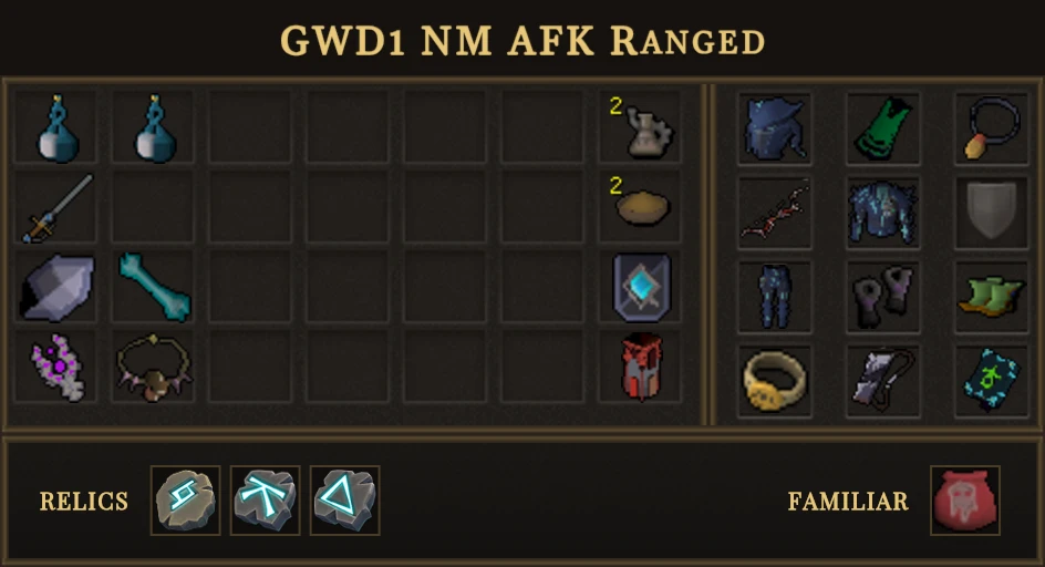 GWD1 NM AFK Ranged