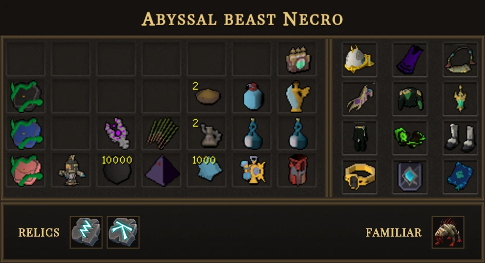 Abyssal beast Necro