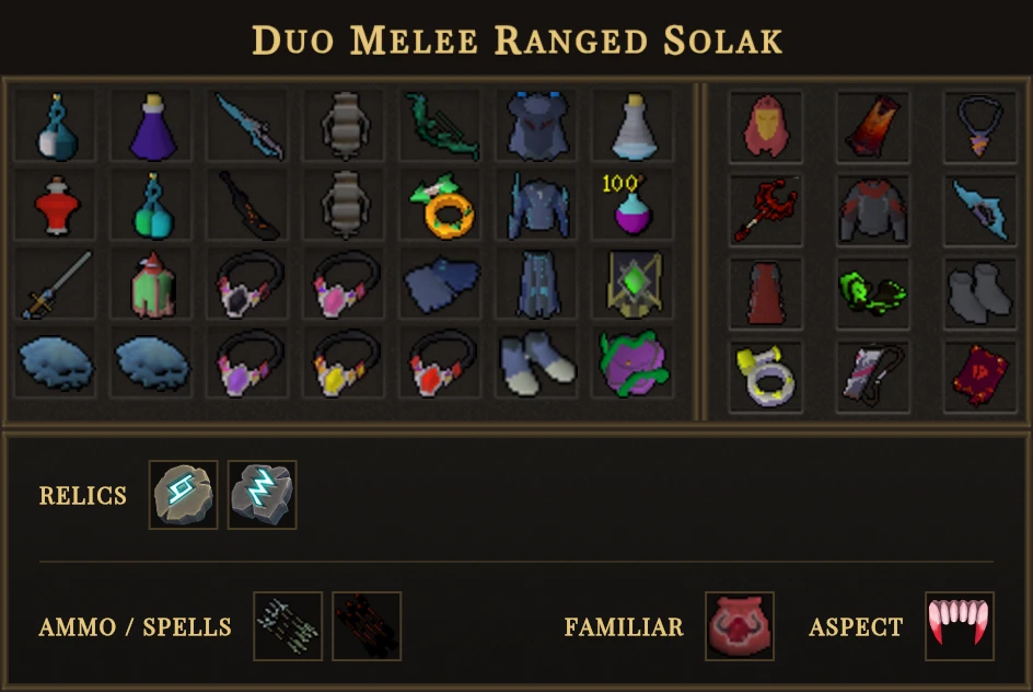 Duo Melee Ranged Solak
