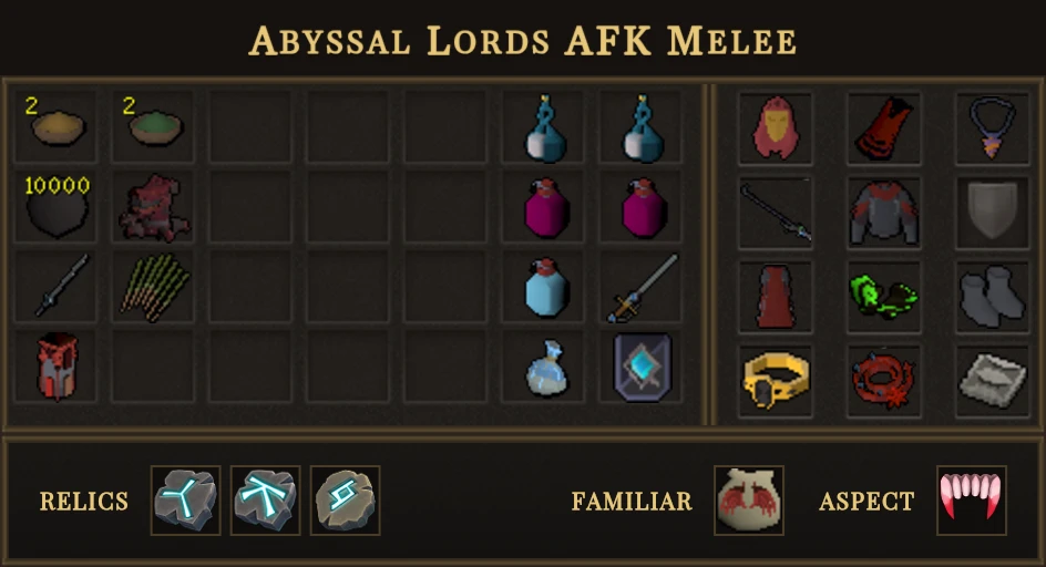 Abyssal Lords AFK Melee