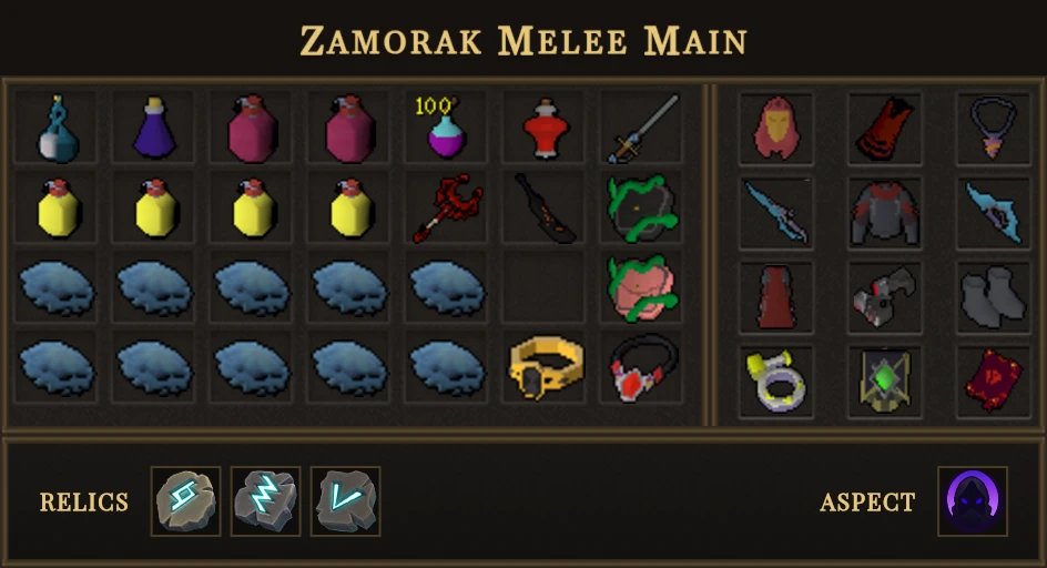 Zamorak Melee Main