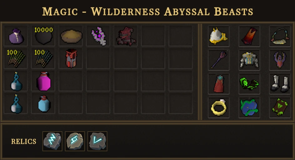 Magic - Wilderness Abyssal Beasts