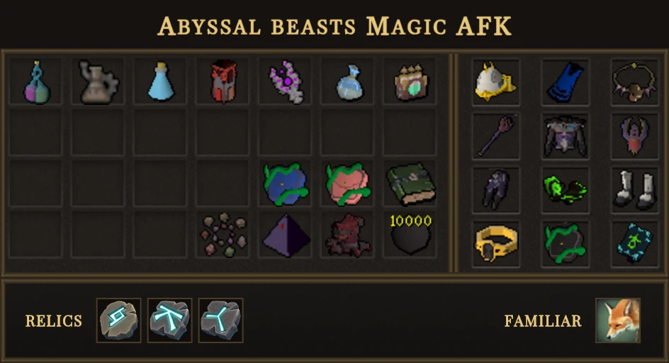 Abyssal beasts Magic AFK